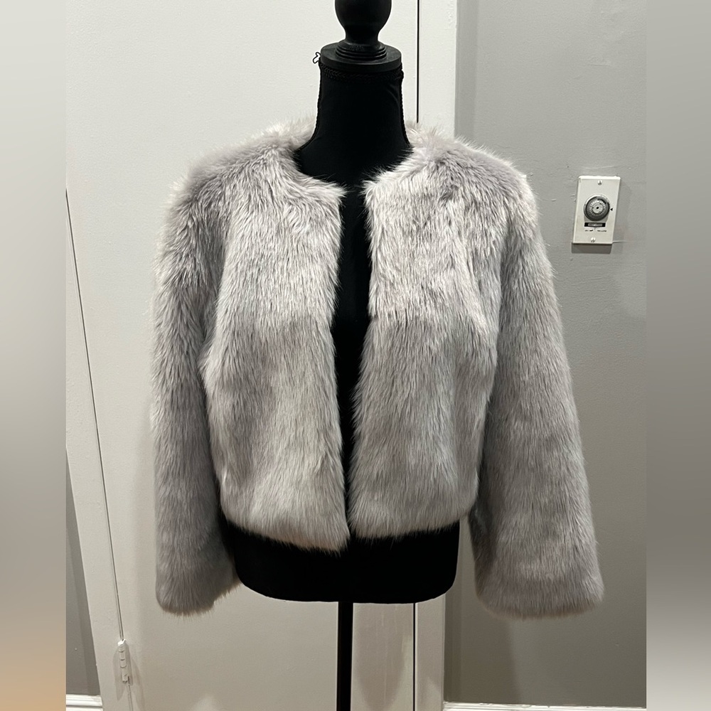 Annabelle New York faux far jacket